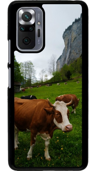 Xiaomi Redmi Note 10 Pro Case Hülle -  Nationalfeiertag Schweiz Kühe