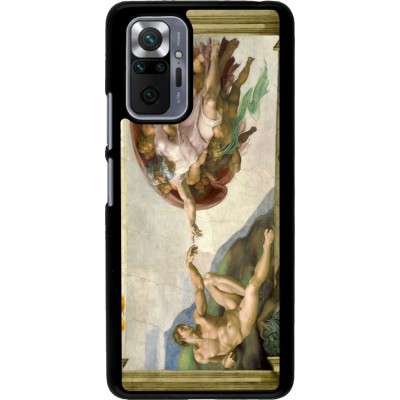 Xiaomi Redmi Note 10 Pro Case Hülle - Kunstbild - Die Erschaffung Adams - Michelangelo