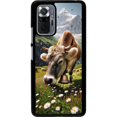 Xiaomi Redmi Note 10 Pro Case Hülle - Kuh Berg Wallis