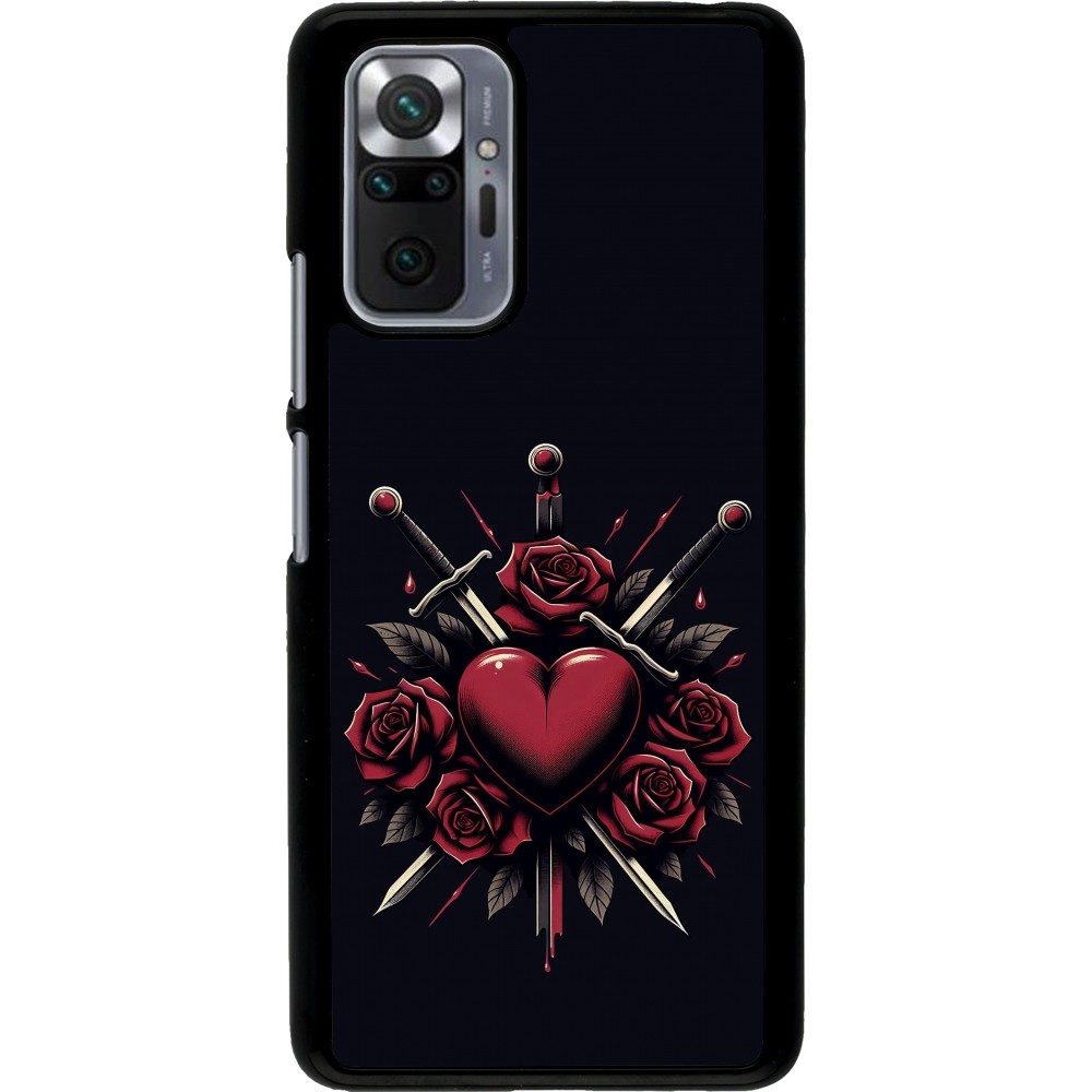 Xiaomi Redmi Note 10 Pro Case Hülle - Valentine 2024 gothic love