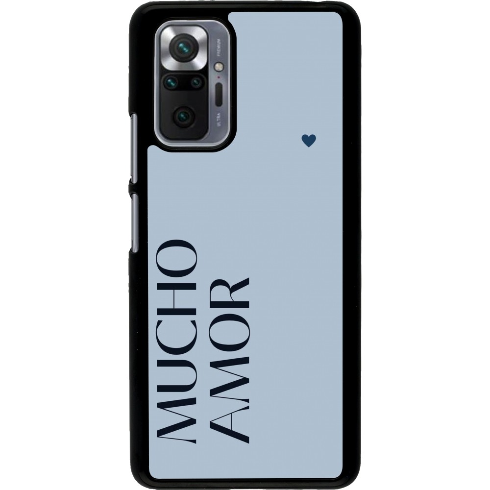 Coque Xiaomi Redmi Note 10 Pro - Valentine 2024 mucho amor azul