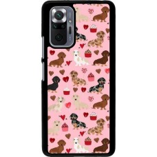 Xiaomi Redmi Note 10 Pro Case Hülle - Valentine 2024 puppy love