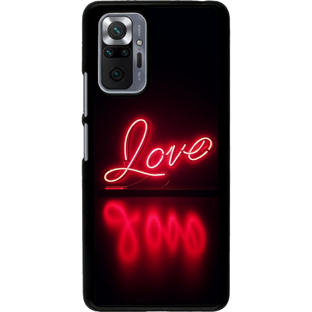 Xiaomi Redmi Note 10 Pro Case Hülle - Valentine 2025 Neon Liebe