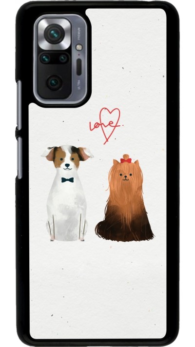 Coque Xiaomi Redmi Note 10 Pro - Valentine 2023 love dogs