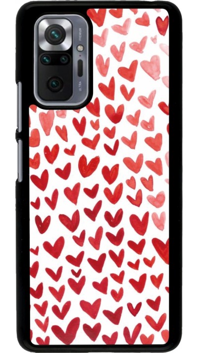 Coque Xiaomi Redmi Note 10 Pro - Valentine 2023 multiple red hearts