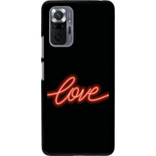 Xiaomi Redmi Note 10 Pro Case Hülle - Valentine 2023 neon love