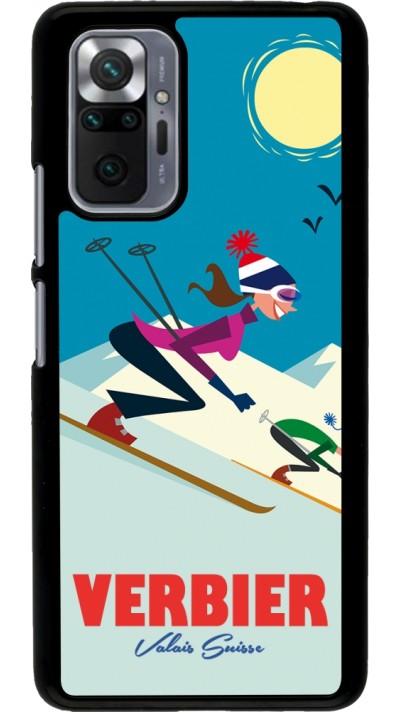 Coque Xiaomi Redmi Note 10 Pro - Verbier Ski Downhill
