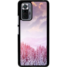 Xiaomi Redmi Note 10 Pro Case Hülle - Winter 22 Pink Forest