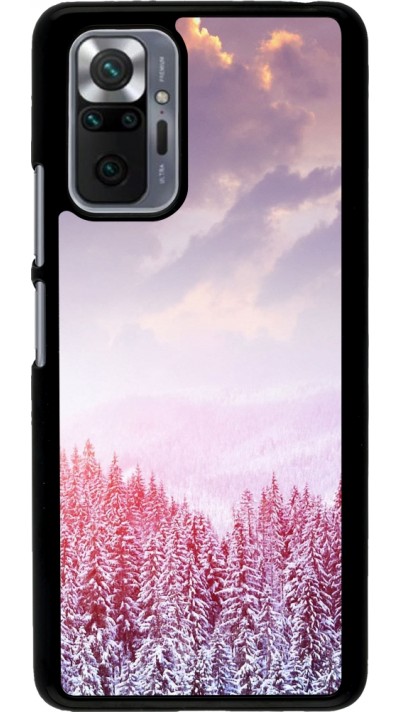 Coque Xiaomi Redmi Note 10 Pro - Winter 22 Pink Forest