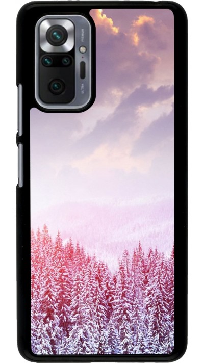 Xiaomi Redmi Note 10 Pro Case Hülle - Winter 22 Pink Forest