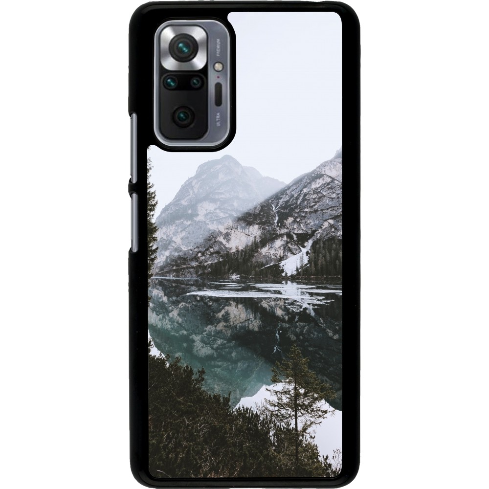 Xiaomi Redmi Note 10 Pro Case Hülle - Winter 22 snowy mountain and lake