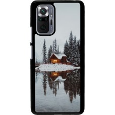 Coque Xiaomi Redmi Note 10 Pro - Winter 25 Winter house forest afternoon