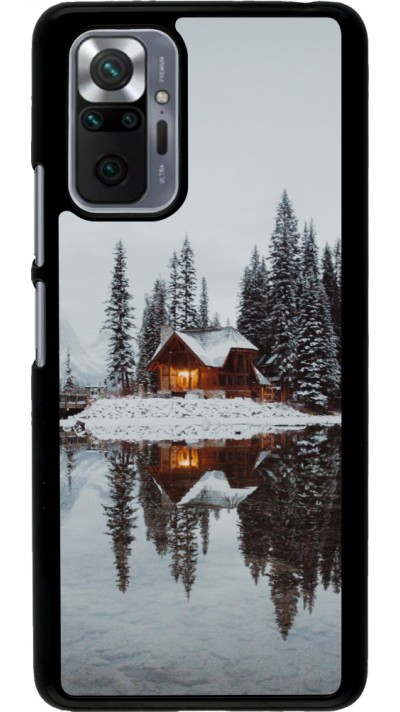 Coque Xiaomi Redmi Note 10 Pro - Winter 25 Winter house forest afternoon