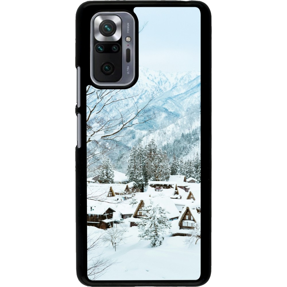 Coque Xiaomi Redmi Note 10 Pro - Winter 25 Winter snowy landscape