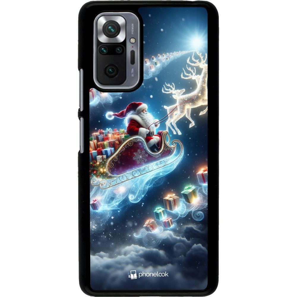 Xiaomi Redmi Note 10 Pro Case Hülle - Weihnachten 2023 Verzauberter Weihnachtsmann