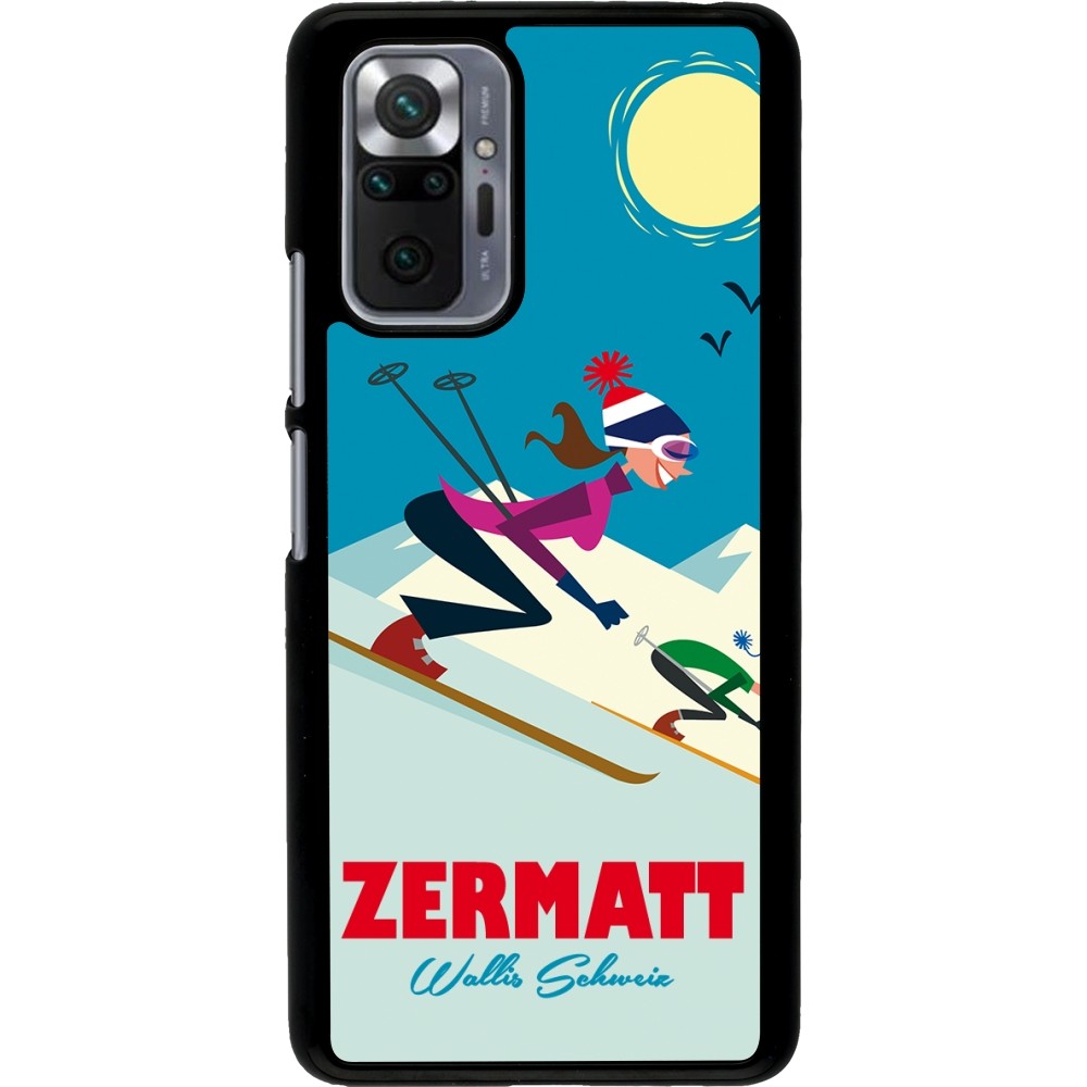 Xiaomi Redmi Note 10 Pro Case Hülle - Zermatt Ski Downhill