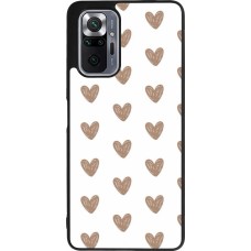 Coque Xiaomi Redmi Note 10 Pro Max - Silicone rigide noir Autumn 2024 brown hearts