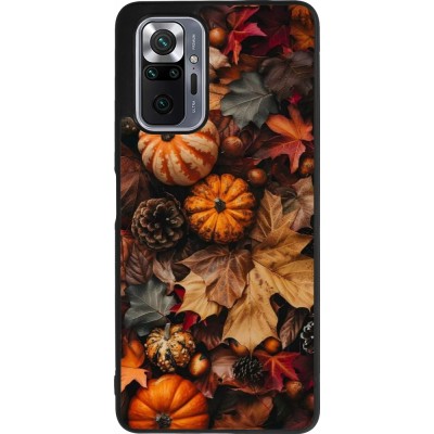 Coque Xiaomi Redmi Note 10 Pro Max - Silicone rigide noir Autumn 25 Pumpkin