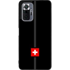Coque Xiaomi Redmi Note 10 Pro Max - Silicone rigide noir Canton CH noir