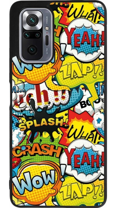 Coque Xiaomi Redmi Note 10 Pro Max - Silicone rigide noir Cartoons slogans