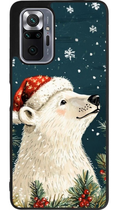 Coque Xiaomi Redmi Note 10 Pro Max - Silicone rigide noir Christmas 25 Bear