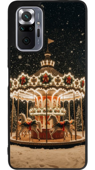 Coque Xiaomi Redmi Note 10 Pro Max - Silicone rigide noir Christmas 25 Carousel