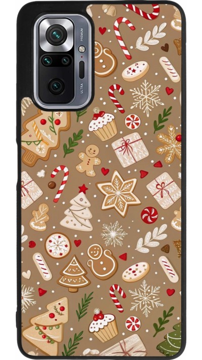 Coque Xiaomi Redmi Note 10 Pro Max - Silicone rigide noir Christmas 25 Pattern Ginger Cookie