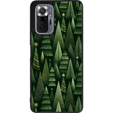 Coque Xiaomi Redmi Note 10 Pro Max - Silicone rigide noir Christmas 25 Pattern Xmas Tree