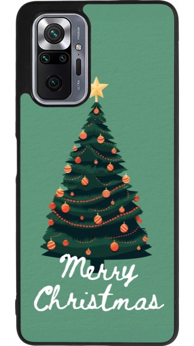 Coque Xiaomi Redmi Note 10 Pro Max - Silicone rigide noir Christmas 25 Xmas Tree