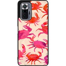 Coque Xiaomi Redmi Note 10 Pro Max - Silicone rigide noir Crabs Paint