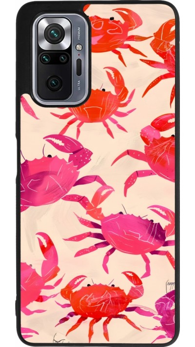 Coque Xiaomi Redmi Note 10 Pro Max - Silicone rigide noir Crabs Paint