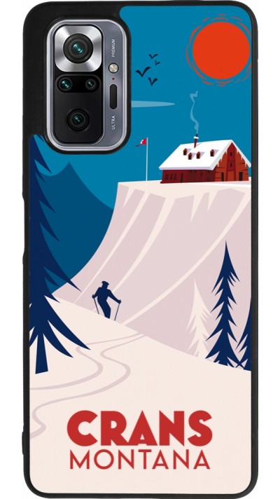 Coque Xiaomi Redmi Note 10 Pro Max - Silicone rigide noir Crans-Montana Cabane