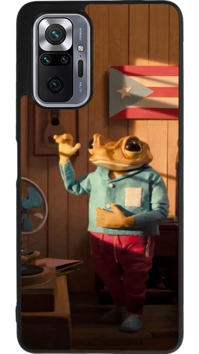 Xiaomi Redmi Note 10 Pro Max Case Hülle - Silikon schwarz Dancing frog DTMF