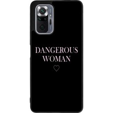 Coque Xiaomi Redmi Note 10 Pro Max - Silicone rigide noir Dangerous woman