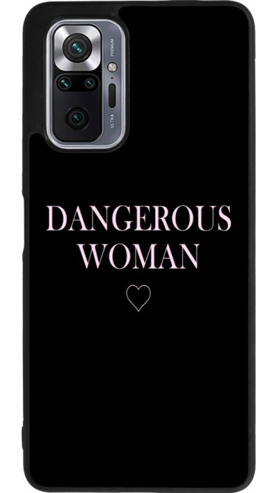Coque Xiaomi Redmi Note 10 Pro Max - Silicone rigide noir Dangerous woman