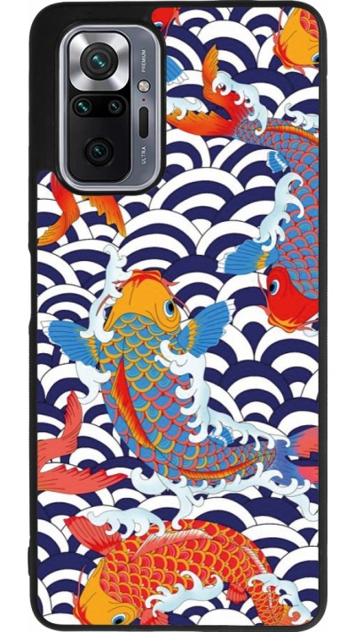 Coque Xiaomi Redmi Note 10 Pro Max - Silicone rigide noir Easter 2023 japanese fish