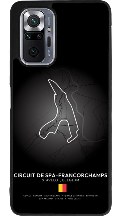 Coque Xiaomi Redmi Note 10 Pro Max - Silicone rigide noir F1 Track 2025 Belgium