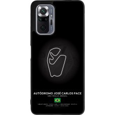 Coque Xiaomi Redmi Note 10 Pro Max - Silicone rigide noir F1 Track 2025 Brazil