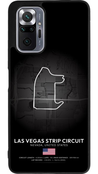Coque Xiaomi Redmi Note 10 Pro Max - Silicone rigide noir F1 Track 2025 Las Vegas