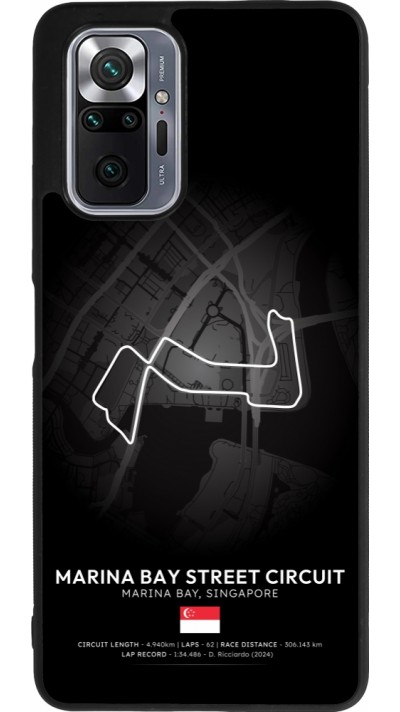 Coque Xiaomi Redmi Note 10 Pro Max - Silicone rigide noir F1 Track 2025 Singapore