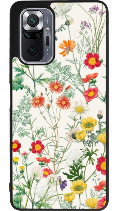 Coque Xiaomi Redmi Note 10 Pro Max - Silicone rigide noir Flora Botanical Wildlife