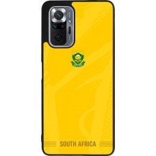 Coque Xiaomi Redmi Note 10 Pro Max - Silicone rigide noir Maillot de football Afrique du Sud 2026 personnalisable