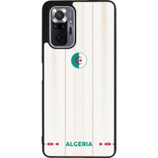 Coque Xiaomi Redmi Note 10 Pro Max - Silicone rigide noir Maillot de football Algérie 2026 personnalisable