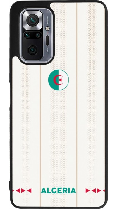 Coque Xiaomi Redmi Note 10 Pro Max - Silicone rigide noir Maillot de football Algérie 2026 personnalisable