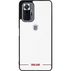 Coque Xiaomi Redmi Note 10 Pro Max - Silicone rigide noir Maillot de football Angleterre 2026 personnalisable