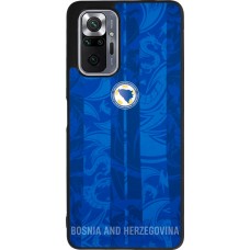 Xiaomi Redmi Note 10 Pro Max Case Hülle - Silikon schwarz Bosnien und Herzegowina 2026 personalisierbares Fussballtrikot