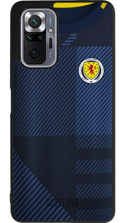 Xiaomi Redmi Note 10 Pro Max Case Hülle - Silikon schwarz Schottland personalisierbares Fussballtrikot