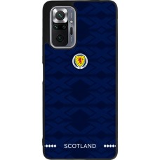 Coque Xiaomi Redmi Note 10 Pro Max - Silicone rigide noir Maillot de football Ecosse 2026 personnalisable