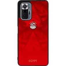 Xiaomi Redmi Note 10 Pro Max Case Hülle - Silikon schwarz Ägypten 2026 personalisierbares Fussballtrikot