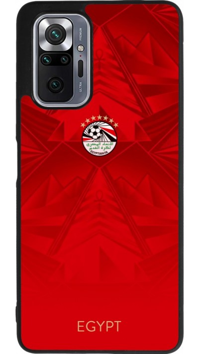 Xiaomi Redmi Note 10 Pro Max Case Hülle - Silikon schwarz Ägypten 2026 personalisierbares Fussballtrikot